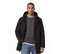 Parka G-STAR "Clean Vodan Padded Hooded", Herren, Gr. M, dk schwarz, Web, Obermaterial: 54% Elastomultiester, 46% Polyester, unifarben, regular fit Po-bedeckend, Jacken, mit Kapuze, Regular Fit (61371