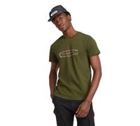 G-Star Herren Destroyed Old Skool Logo T-Shirt, Grün (Shadow Olive D25086-C812-B230), S