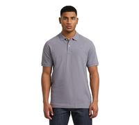 T-Shirt G-STAR "Dunda Slim Poloshirt", Herren, Gr. S, grau (quicksilber), Obermaterial: 95% Baumwolle, 5% Elasthan, Shirts T-Shirt (37422042-S) quicksilber