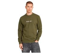 G-Star Herren G-Script Logo Sweatshirt, Grün (Shadow Olive D26407-D257-B230), M