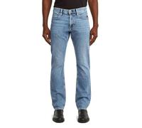 5-Pocket-Jeans G-STAR "Mosa Straight Jeans", Herren, Gr. 40, Länge 34, faded sea point blau, Obermaterial: 94% Baumwolle, 5% Elastomultiester, 1% Elasthan, Jeans 5-Pocket-Jeans (99196167-40) faded sea