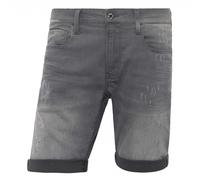 G-STAR Herren Jeansshorts - 3301 Slim Short, kurze Hose, Denim, super stretch Grau 30W