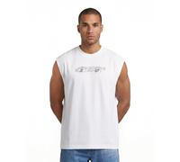 T-Shirt G-STAR "Loose Graphic Sleeveless T-Shirt", Herren, Gr. L, weiß, Obermaterial: 100% Baumwolle, Shirts T-Shirt (52062339-L) weiß