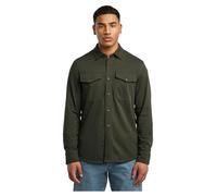 Langarmshirt G-STAR "Jersey Hemd Marine Pockets", Damen, Gr. L, asfalt, Obermaterial: 100% Baumwolle, Shirts Langarmshirt (97202557-L) asfalt