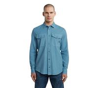 G-STAR Herren Marine Slim Hemd, Blau (Niagara gd D24963-D454-H055), XXL