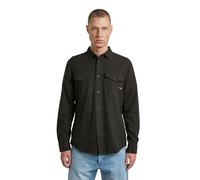G-STAR Marine Slim Hemd Grau M asfalt gd D24963-D454-B575-M