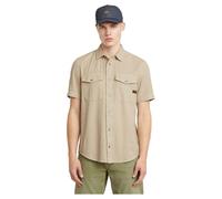 G-STAR RAW Hemd Slim Fit beige | S