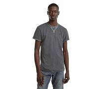 G-Star T-Shirt Nifous R T Kurzarm Garment Dyed Dark Black M