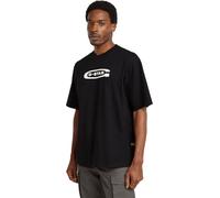 G-Star Herren Old Skool Logo Boxy T-Shirt, Schwarz (dk Black D26350-C336-6484), XS
