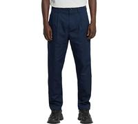 G-STAR Pleated Chino Relaxed Tapered Dunkelblau 29-32 salute D24543-D967-C742-2932