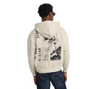 G-Star Herren Poster Back Graphic Loose Hoodie Jacke, Weiß (Whitebait D25105-D733-1603), XXL