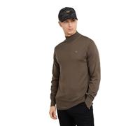 G-Star RAW Men's Premium core Mock Knit Sweater, Braun (Turf D25175-D847-273), Large