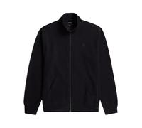 Longpullover G-STAR "Premium Core Track Jacket Sweater", Herren, Gr. L, dk schwarz, Obermaterial: 55% Baumwolle, 45% Polyester, Pullover Longpullover (74861446-L) dk schwarz