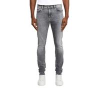 5-Pocket-Jeans G-STAR "Revend FWD Skinny.", Herren, Gr. 34, Länge 32, faded shadow grau, Denim/Jeans, Obermaterial: 94% Baumwolle, 5% Elastomultiester, 1% Elasthan, skinny fit normal, Jeans 5-Pocket-J