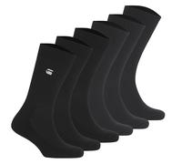 G-STAR Herren Socken, 6er Pack - SAGE, Dress Socks, Logo, einfarbig 44-47,5 Schwarz