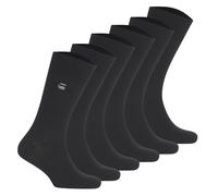 G-STAR Herren Socken, 6er Pack - SAGE, Dress Socks, Logo, einfarbig Schwarz 44-47,5