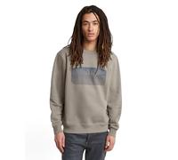 G-Star RAW Stacked Old Skool Logo R Sweatshirt Beige L D25099-D733-G106-L