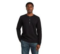 G-STAR Structured Tweeter Grandad T-Shirt Schwarz L dark black D28592-E383-6484-L