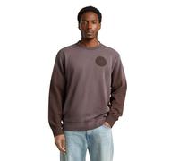 Longpullover G-STAR "Sunfaded Sweatshirt", Herren, Gr. L, java gd, Obermaterial: 100% Baumwolle, Pullover Longpullover (99295739-L) java gd