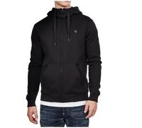 G-STAR Herren Sweat-Jacke - Premium Core, Loungewear, Zipper, Kapuze, einfarbig Schwarz / L L Schwarz