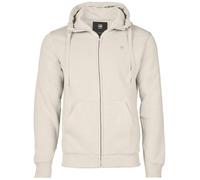G-STAR Herren Sweat-Jacke - Premium Core, Loungewear, Zipper, Kapuze, einfarbig Weiß (Whitebait) 2XL
