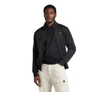 G-STAR RAW Herren Sweatjacke - Track Jacker, Zipper, einfarbig Weiß XL