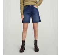 G-STAR High Bermuda Shorts Clean Edge Dunkelblau 27 worn in isola night D24372-D538-G331-27