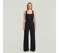 G-STAR High Waist Jumpsuit Schwarz L dark black D23559-4622-6484-L