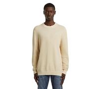 G-star Honey Comb Pullover L Dk Talc