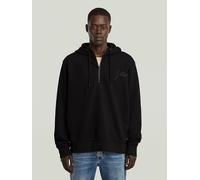 G-STAR Script Half Zip Hoodie Schwarz L dark black D27763-D566-6484-L