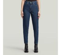 G-STAR Janeh Ultra High Mom Ankle Jeans Dunkelblau 25-32 worn in blue pool D16083-E115-G136-2532