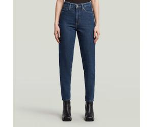 G-STAR Janeh Ultra High Mom Ankle Jeans Dunkelblau 28-30 worn in blue pool D16083-E115-G136-2830