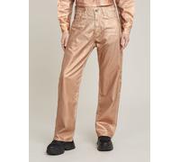 Regular-fit-Jeans G-STAR "Bowey Boyfriend Jeans", Damen, Gr. 27, Länge 30, shiny peach metal coating, Obermaterial: 25% Baumwolle, Jeans (89482227-27) shiny peach metal coating