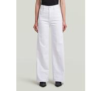 G-Star Damen Deck 2.0 High Loose Jeans, Weiß (Paper White gd D23591-D552-G547), 28W / 30L