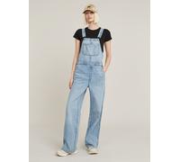 G-Star RAW Straight Leg Latzhose Hellblau S