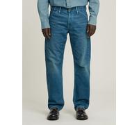 5-Pocket-Jeans G-STAR "Dakota Logger Regular Straight Jeans", Damen, Gr. 34, Länge 32, faded indigo gd, Obermaterial: 25% Baumwolle, Jeans 5-Pocket-Jeans (85578617-34) faded indigo gd