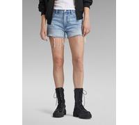 Shorts G-STAR RAW "True Short raw edge wmn" Gr. 30, N-Gr, blau (sun faded cloudburst) Damen Hosen Kurze (87128329-30) sun faded cloudburst