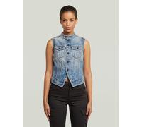 G-Star Jeans-Weste in Blau - Größe L | Damenjacken