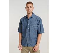 G-Star Jeanshemd in Blau - Größe L | Herren Plussize