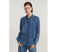 G-Star Jeanshemd in Blau - Größe S | Damen Blusen