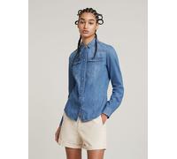 G-Star Jeanshemd in Blau - Größe XS | Damen Blusen