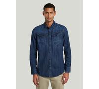 G-Star Jeanshemd in Dunkelblau - Größe M | Herren Plussize