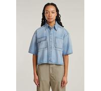 G-Star Jeanshemd in Hellblau - Größe S | Damen Blusen