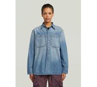 G-Star Jeanshemd - Regular fit - in Blau - Größe L | Damen Blusen