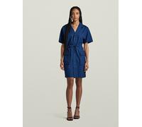 G-star Soft Utility Short Sleeve Midi Dress Blau S Frau (Herstellerartikelnummer: D24348-D309-082-S)