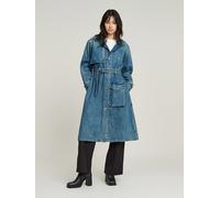 G-Star Jeanstrenchcoat in Blau - Größe L | Damenjacken