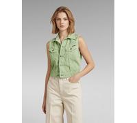 G-Star Jeansweste in Grün - Größe XL | Damenjacken