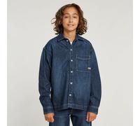 G-STAR Jungen Boxy Fit Overshirt Dunkelblau 16 dark aged D26539-01-89-16