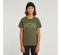 G-STAR Jungen T-Shirt Regular Grün 6 combat D25878-01-723-6