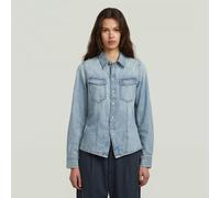 G-STAR Kick Slim Hemd Andere M sun faded pacific blue D27925-D539-H466-M